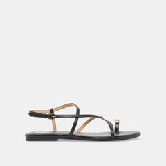 KESHA SANDALS BLACK LEATHER | Dolce Vita Women