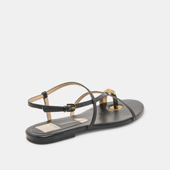 KESHA SANDALS BLACK LEATHER | Dolce Vita Women