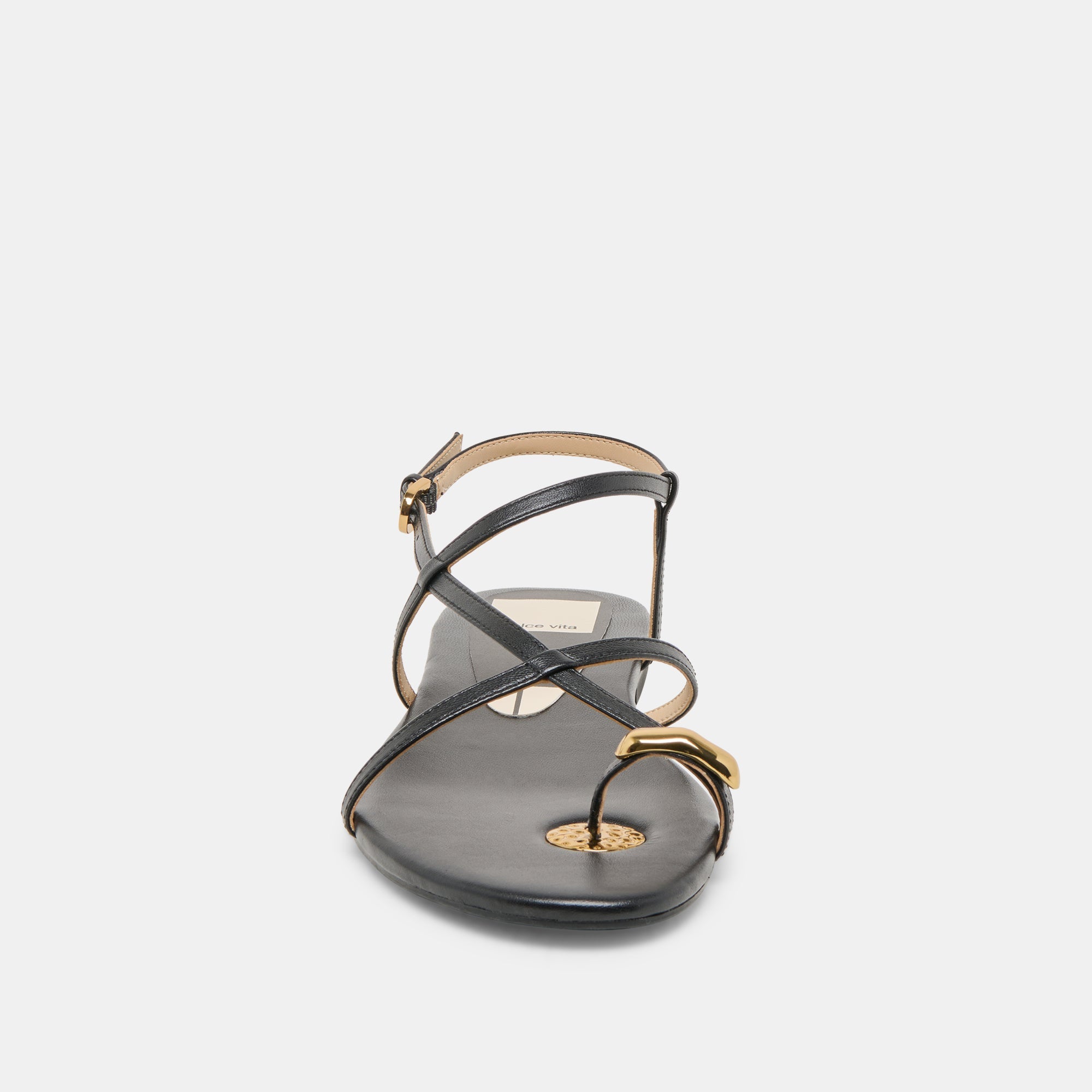 KESHA SANDALS BLACK LEATHER | Dolce Vita Women
