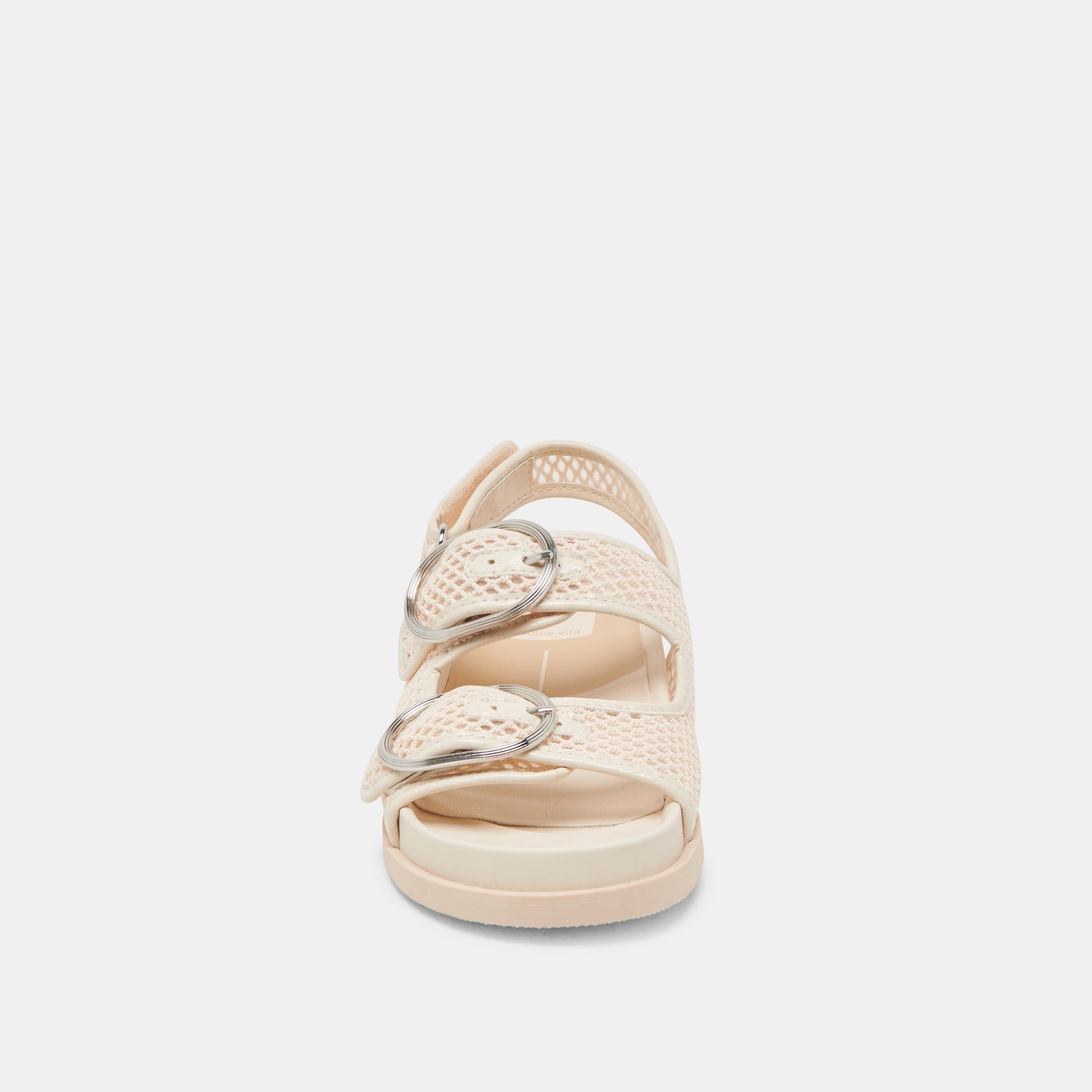 STARLA MESH SANDALS CREME WOVEN MESH | Women Dolce Vita