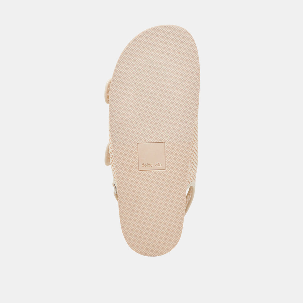 STARLA MESH SANDALS CREME WOVEN MESH | Women Dolce Vita