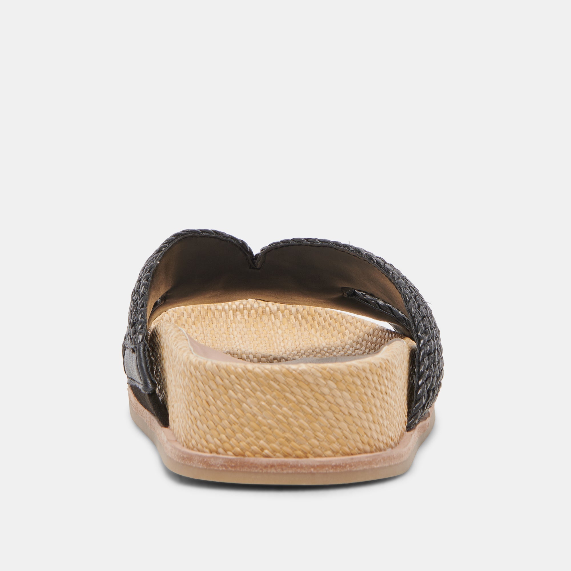 SELDA WIDE SANDALS ONYX RAFFIA | Women Dolce Vita