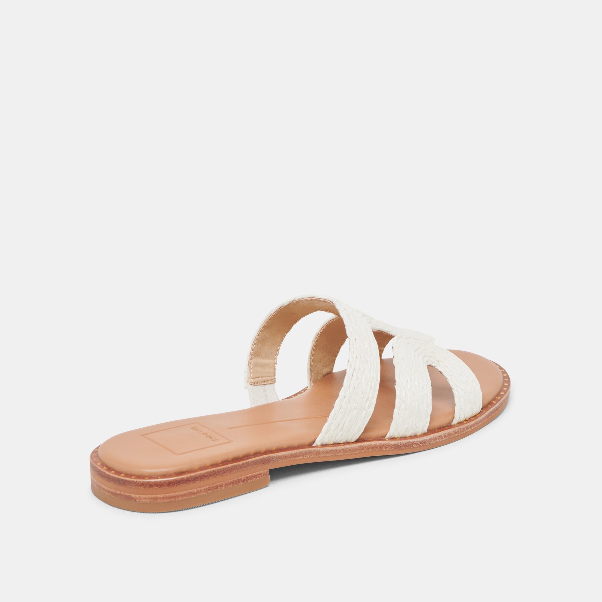 EMON SANDALS WHITE RAFFIA | Dolce Vita Women