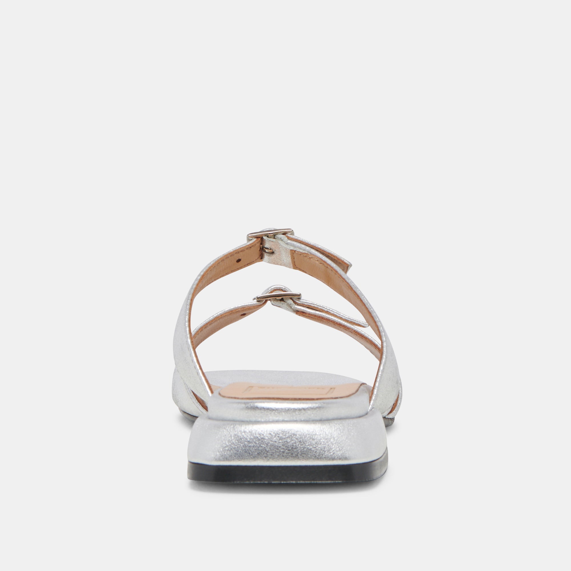 LAVERN SANDALS SILVER METALLIC LEATHER | Women Dolce Vita