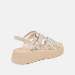 GATSBY SANDALS CREME LEATHER | Dolce Vita Women
