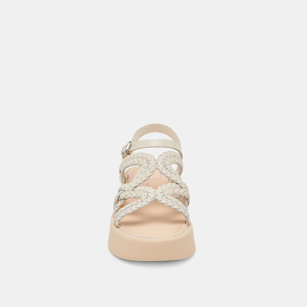GATSBY SANDALS CREME LEATHER | Dolce Vita Women