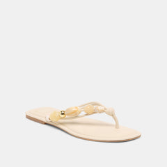 Cely Ivory Leather Sandals | Women Dolce Vita