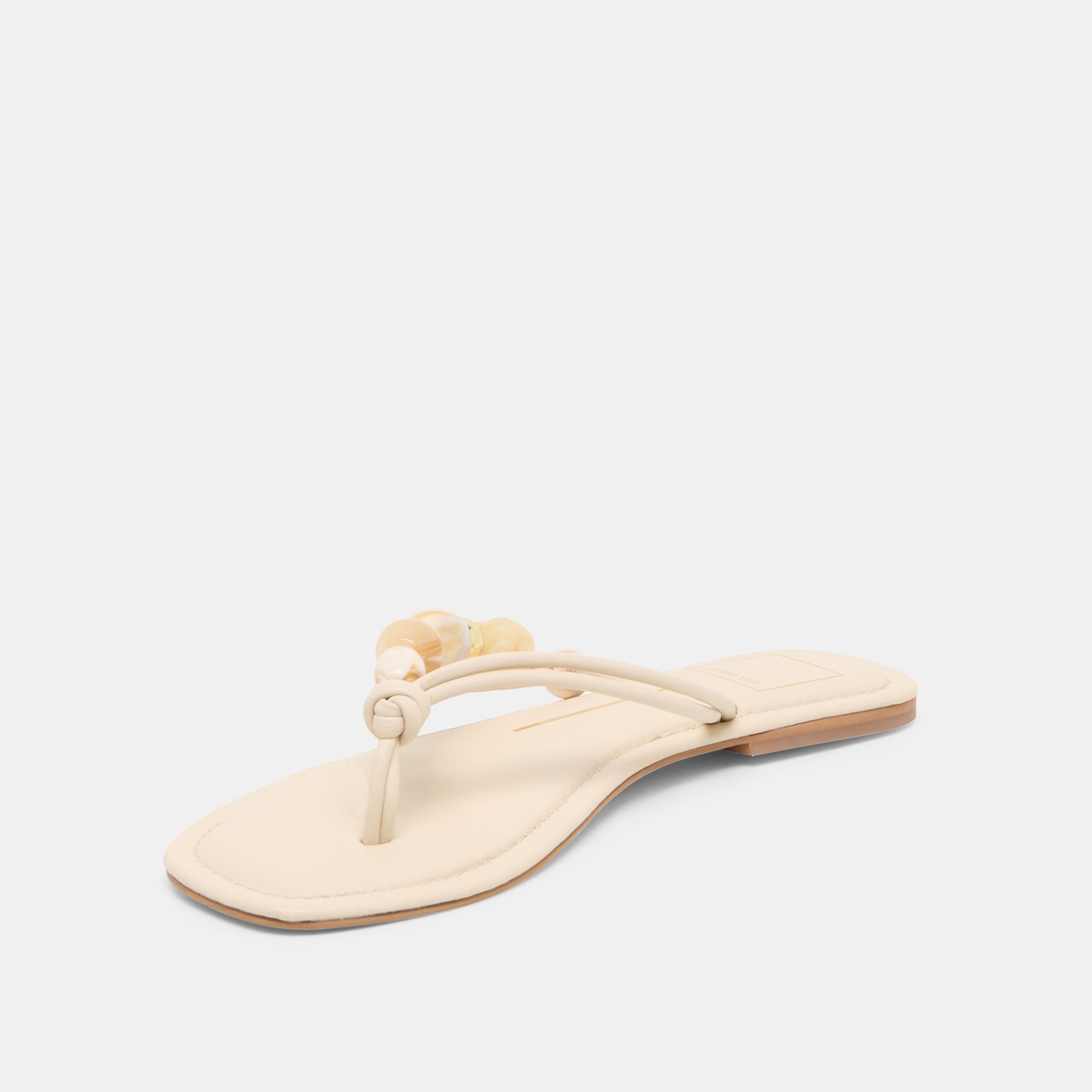 Cely Ivory Leather Sandals | Women Dolce Vita