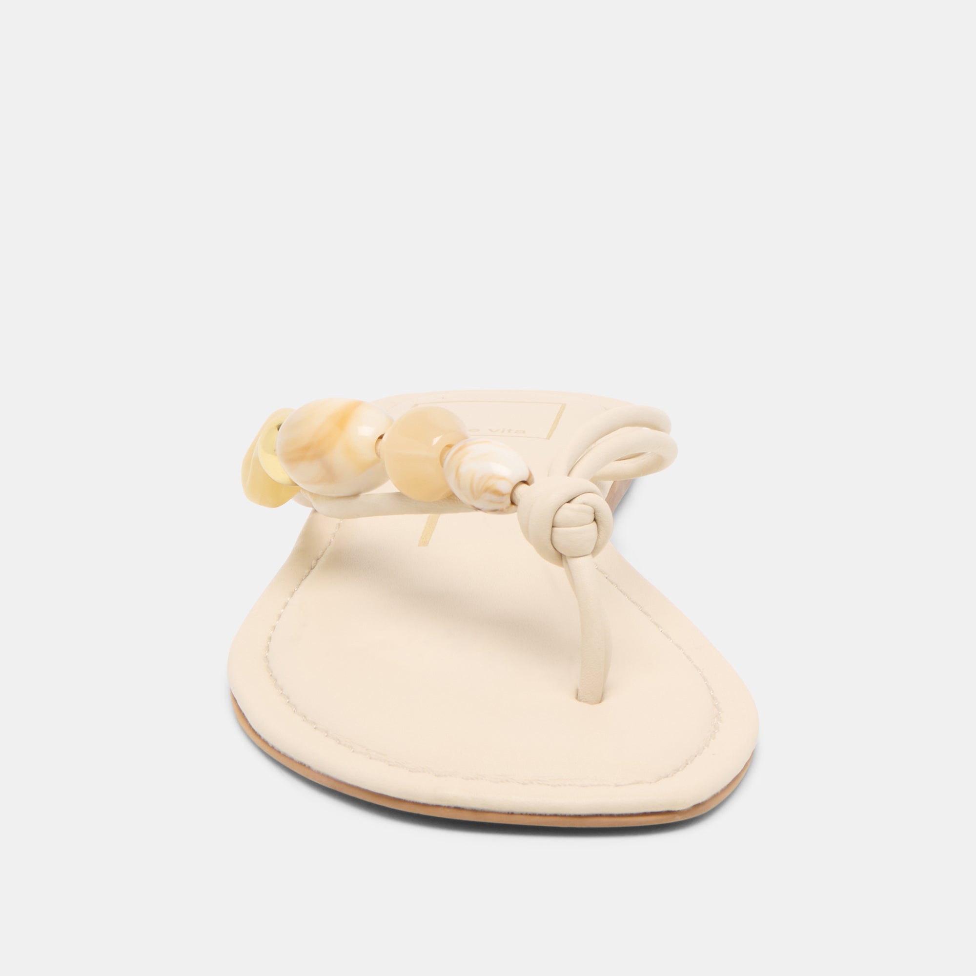 Cely Ivory Leather Sandals | Women Dolce Vita