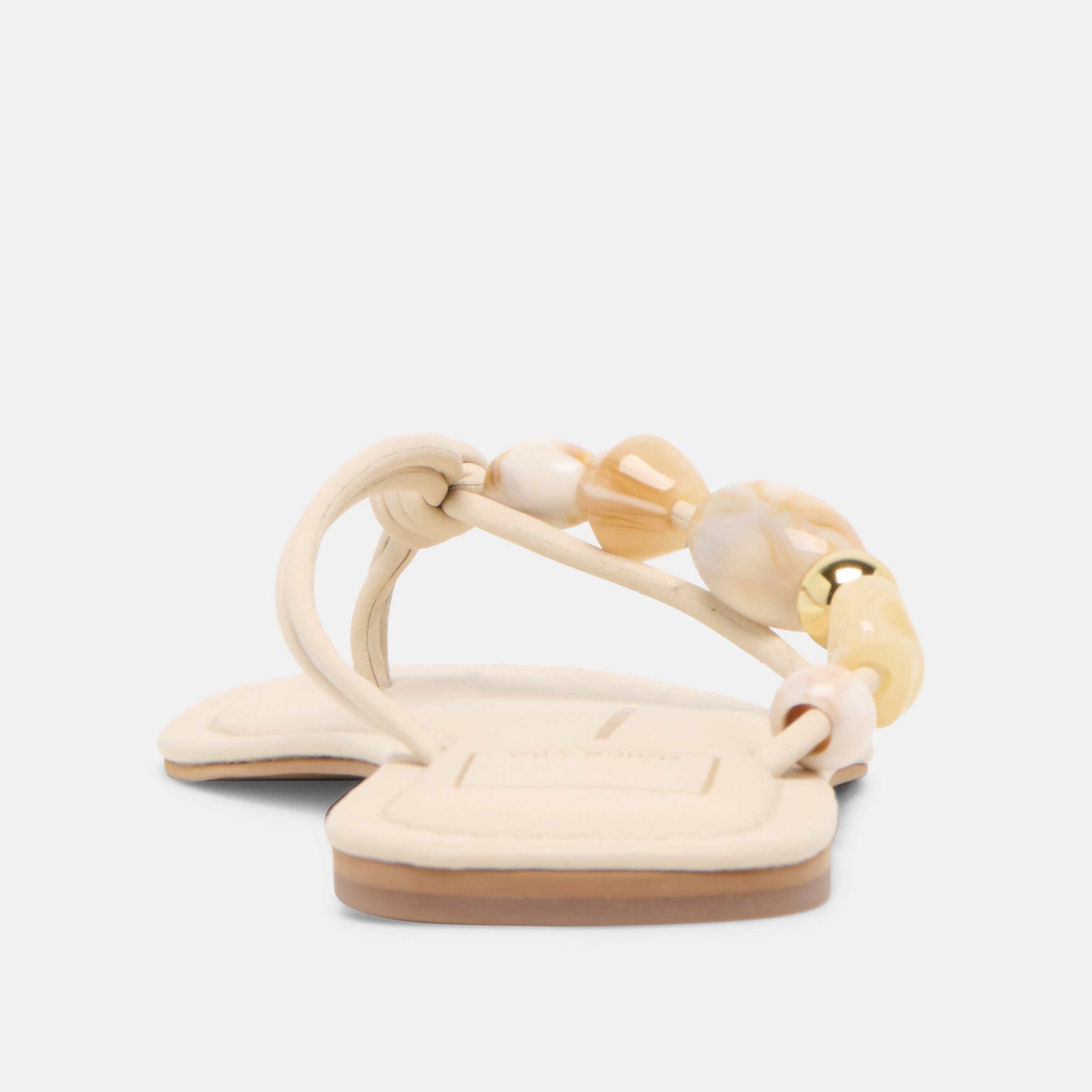Cely Ivory Leather Sandals | Women Dolce Vita