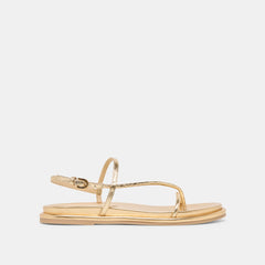 Dom Gold Distressed Leather Sandals | Dolce Vita Women