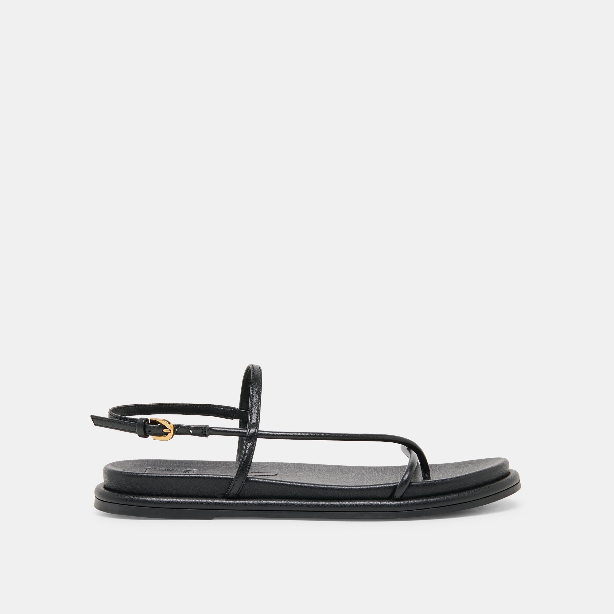 Dom Black Leather Sandals | Women Dolce Vita