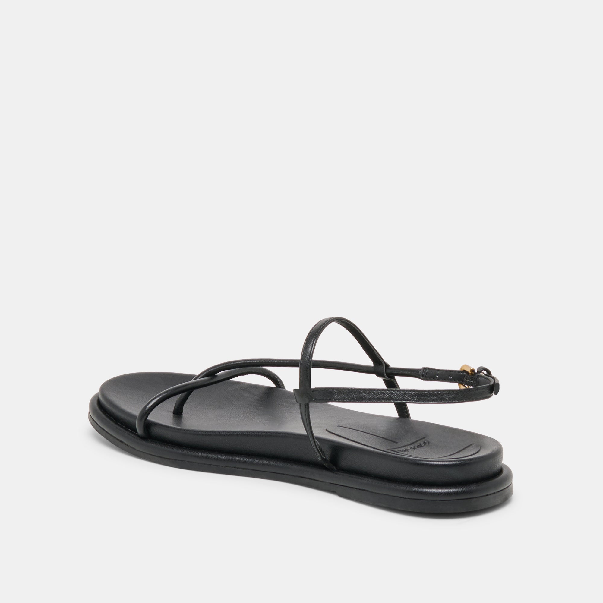 Dom Black Leather Sandals | Women Dolce Vita
