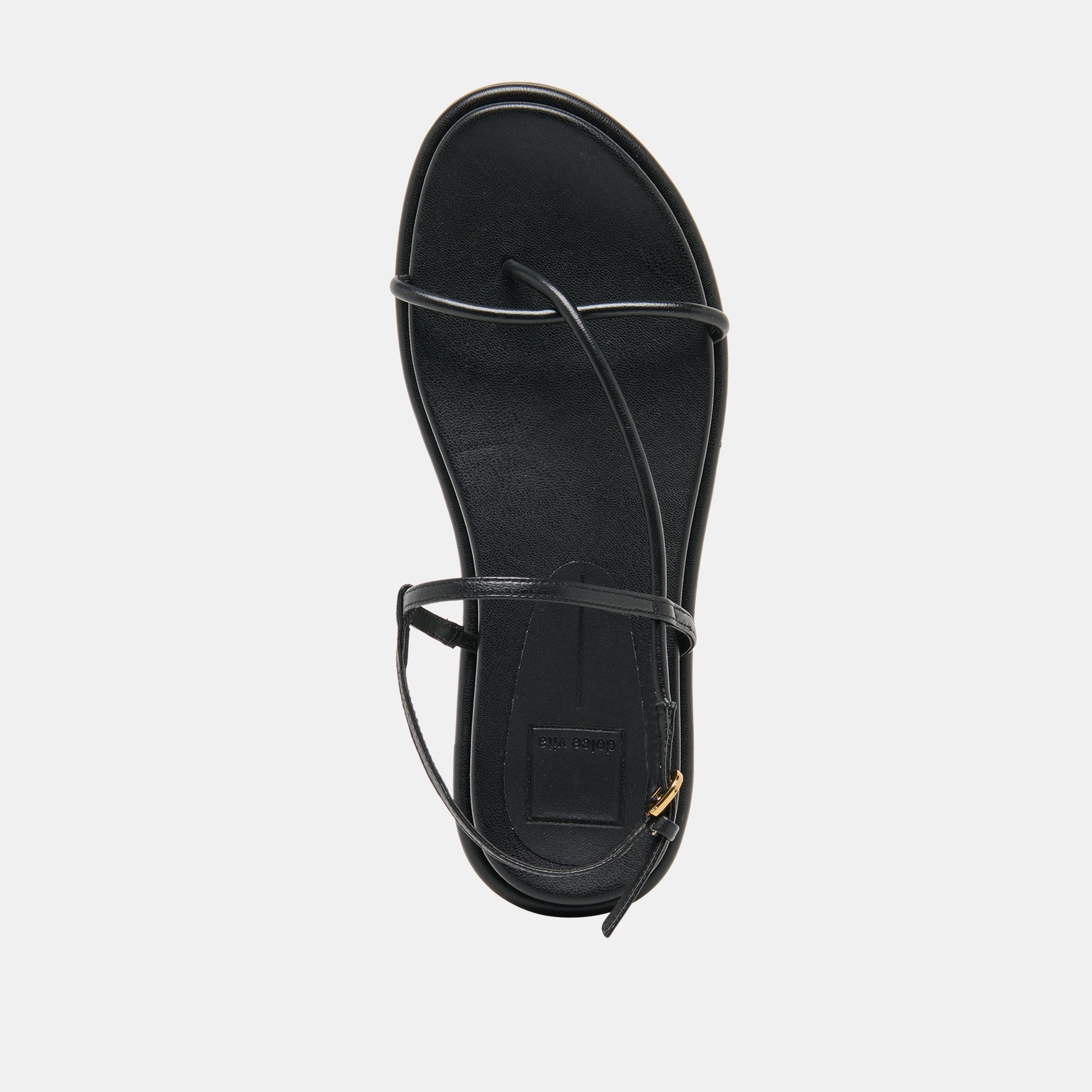 Dom Black Leather Sandals | Women Dolce Vita