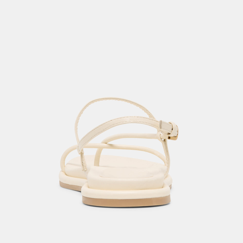 Dom Off White Leather Sandals | Dolce Vita Women