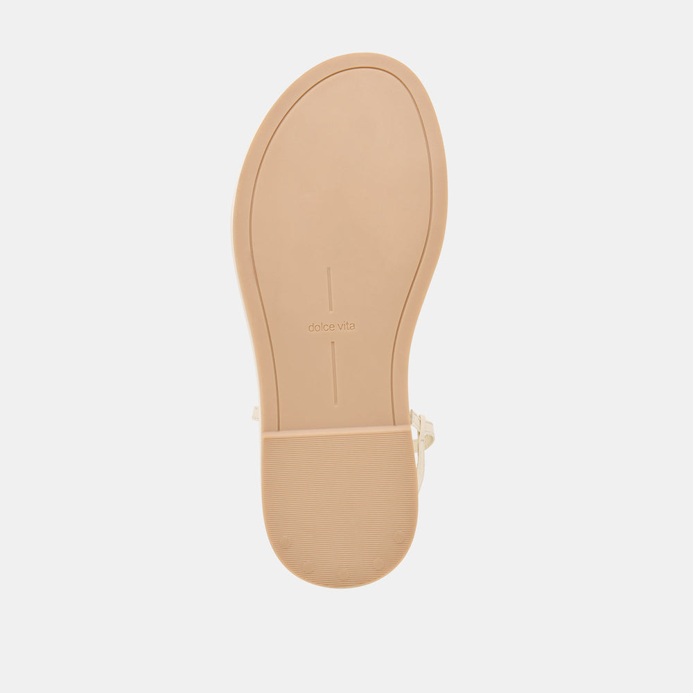 Dom Off White Leather Sandals | Dolce Vita Women