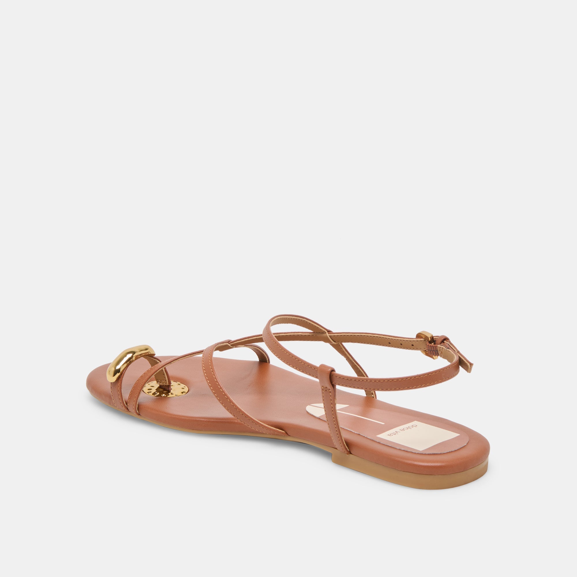 KESHA SANDALS COGNAC LEATHER | Women Dolce Vita