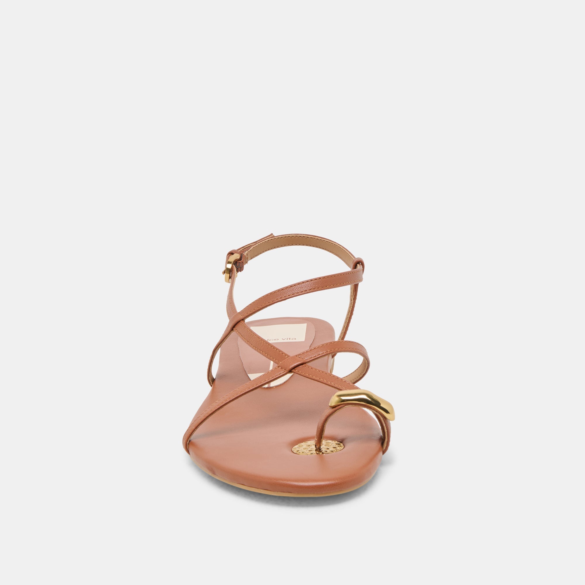KESHA SANDALS COGNAC LEATHER | Women Dolce Vita