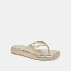 ADIN SANDALS PLATINUM DISTRESSED LEATHER | Dolce Vita Women