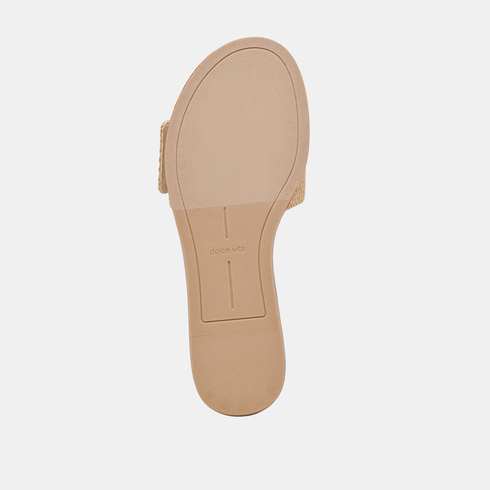 DANNA SANDALS NATURAL RAFFIA | Women Dolce Vita