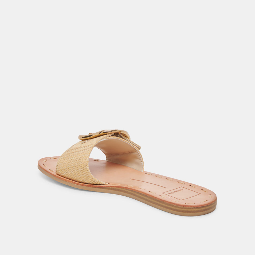 DANNA SANDALS NATURAL RAFFIA | Women Dolce Vita