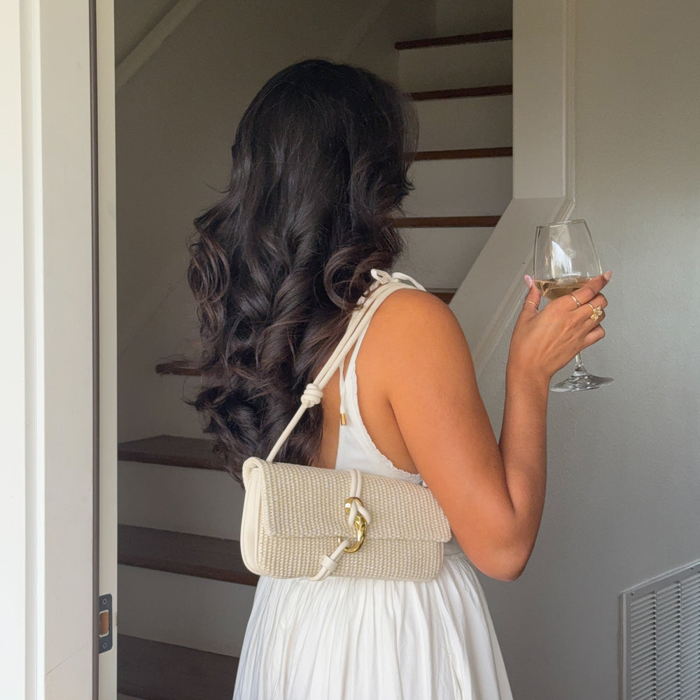 Alice Natural Raffia Shoulder Bag | Dolce Vita Women