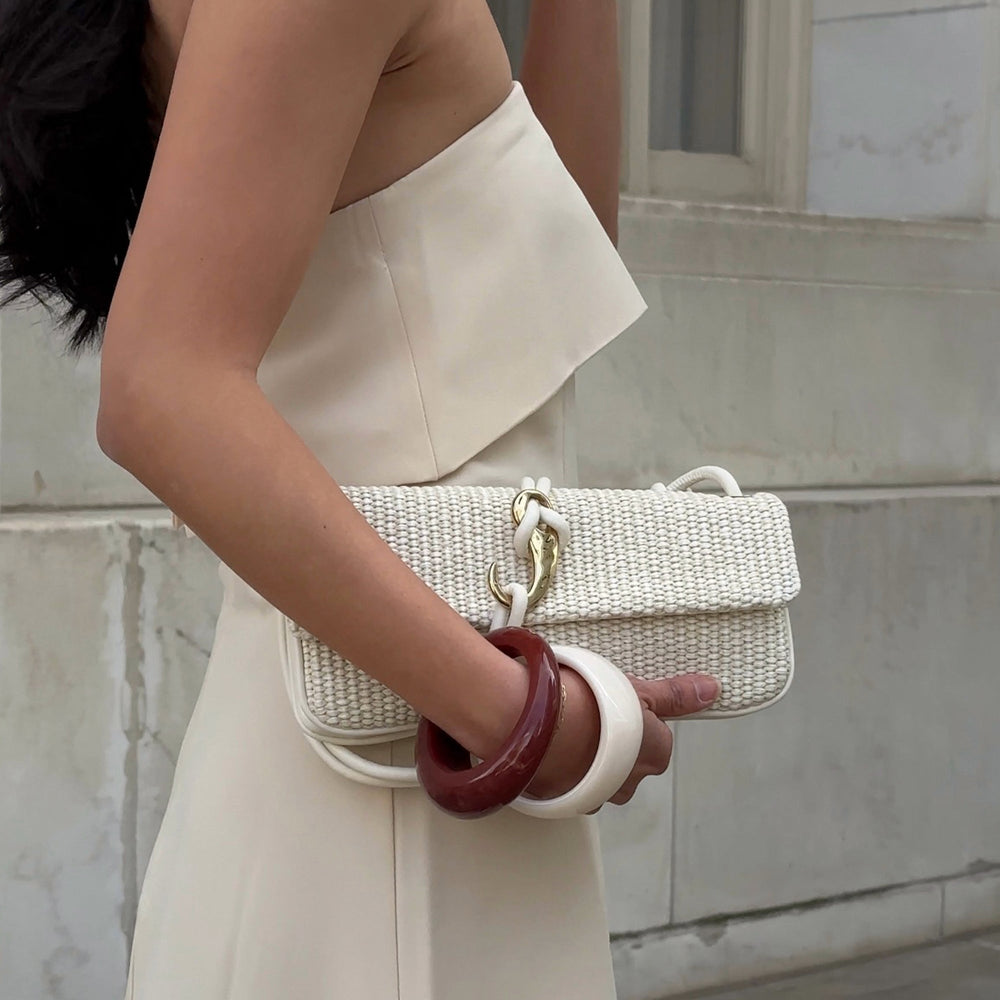 Alice Natural Raffia Shoulder Bag | Dolce Vita Women