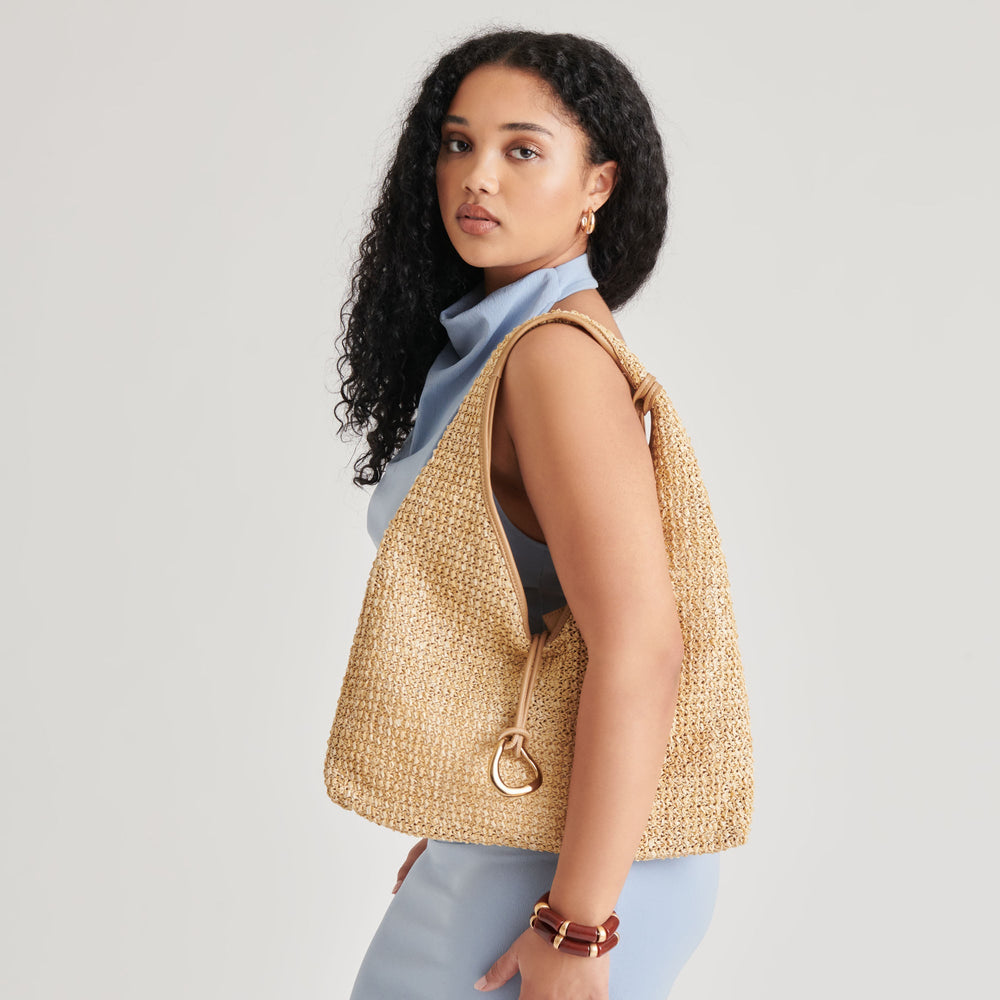 MISSIE TOTE NATURAL RAFFIA | Women Dolce Vita