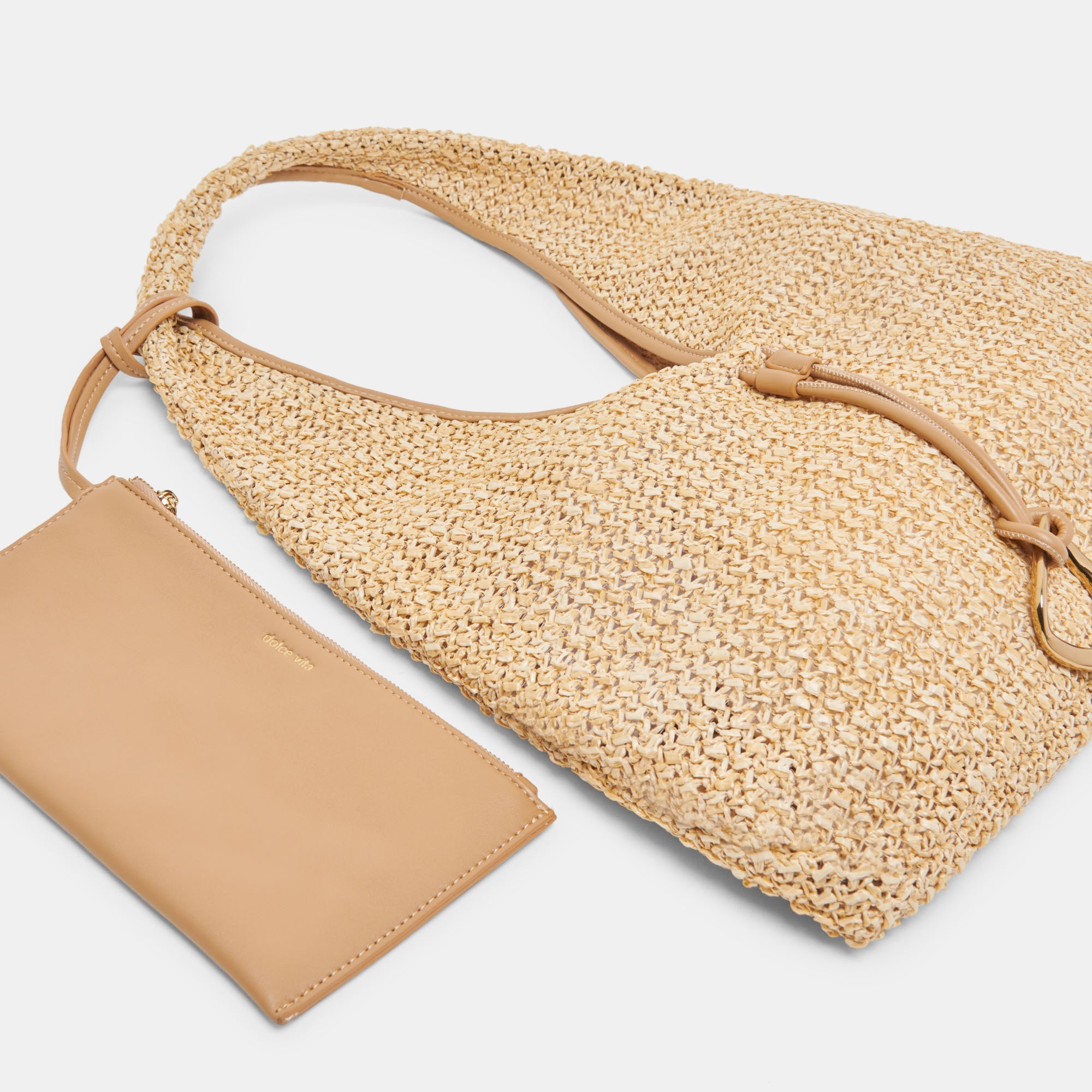 MISSIE TOTE NATURAL RAFFIA | Women Dolce Vita