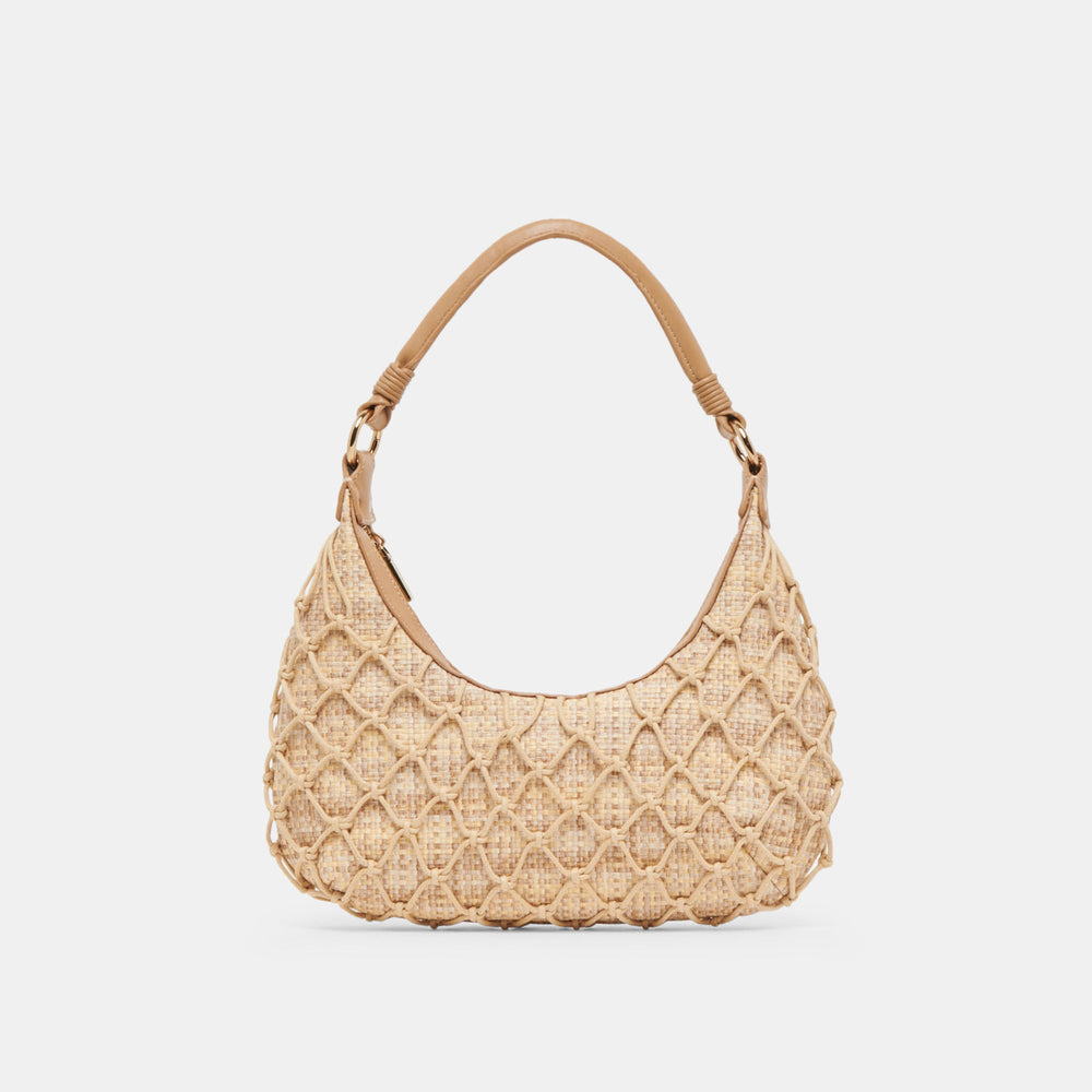 POSITANO SHOULDER BAG NATURAL RAFFIA | Dolce Vita Women