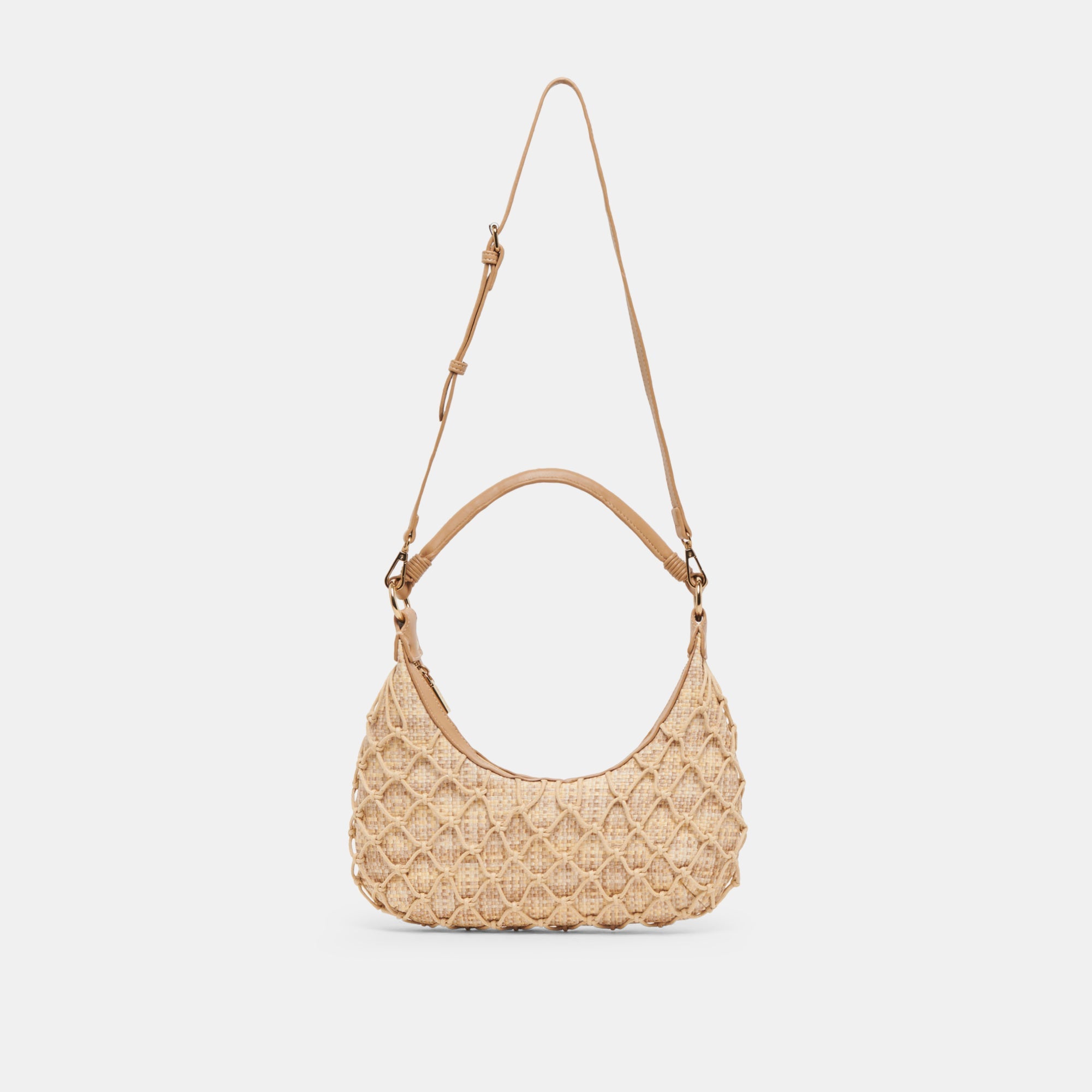 POSITANO SHOULDER BAG NATURAL RAFFIA | Dolce Vita Women