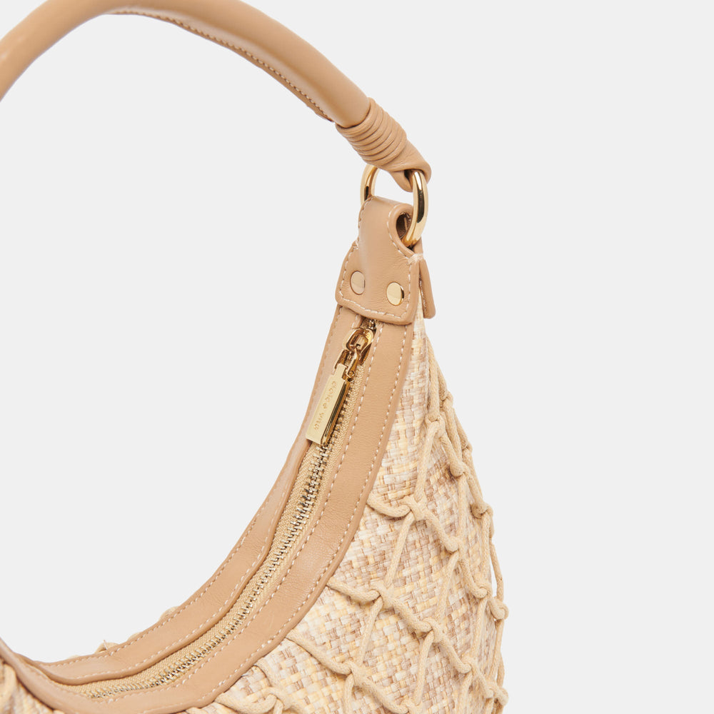 POSITANO SHOULDER BAG NATURAL RAFFIA | Dolce Vita Women