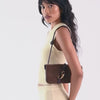 Alice Chocolate Suede Shoulder Bag | Women Dolce Vita