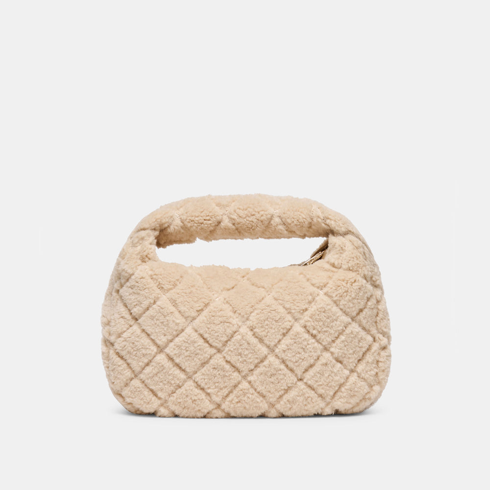 Frankie Natural Plush Handbag | Women Dolce Vita