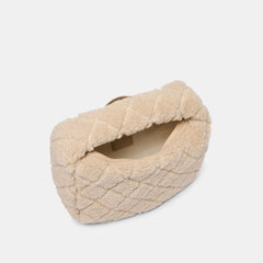 Frankie Natural Plush Handbag | Women Dolce Vita