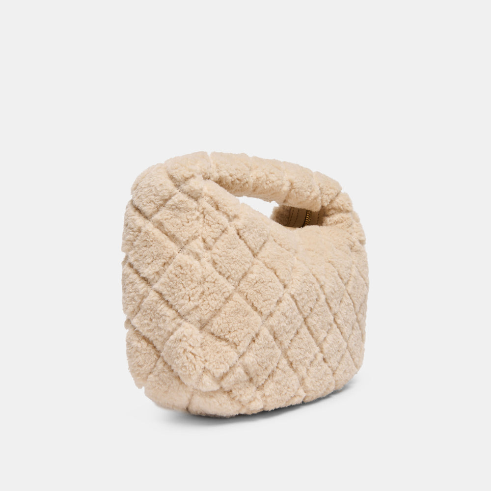 Frankie Natural Plush Handbag | Women Dolce Vita
