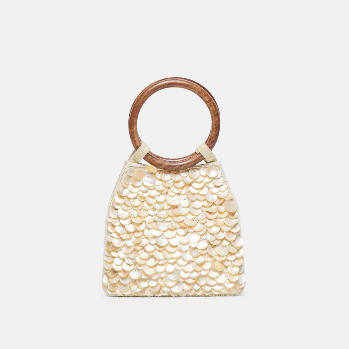 Allegra Natural Sequin Handbag | Dolce Vita Women