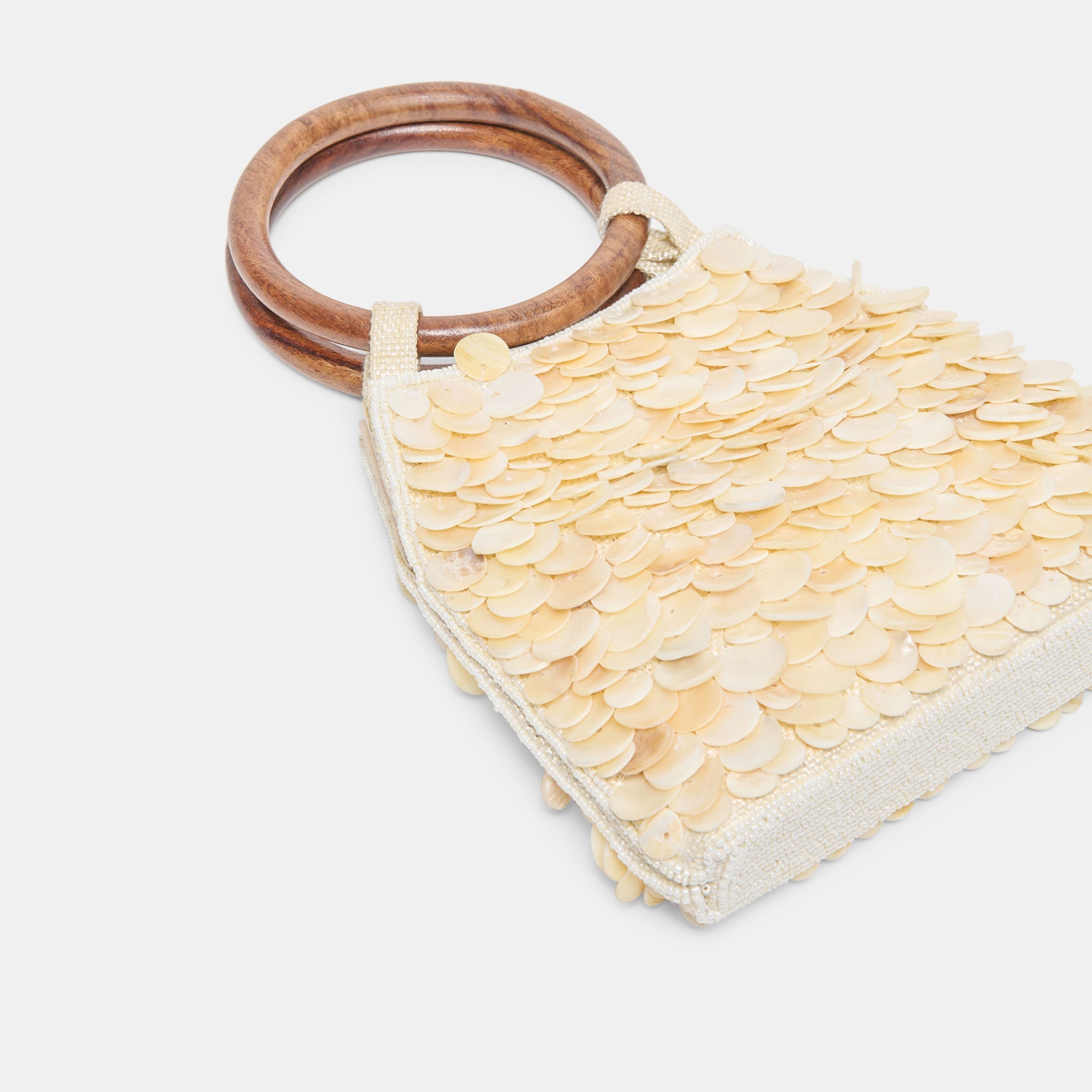 Allegra Natural Sequin Handbag | Dolce Vita Women