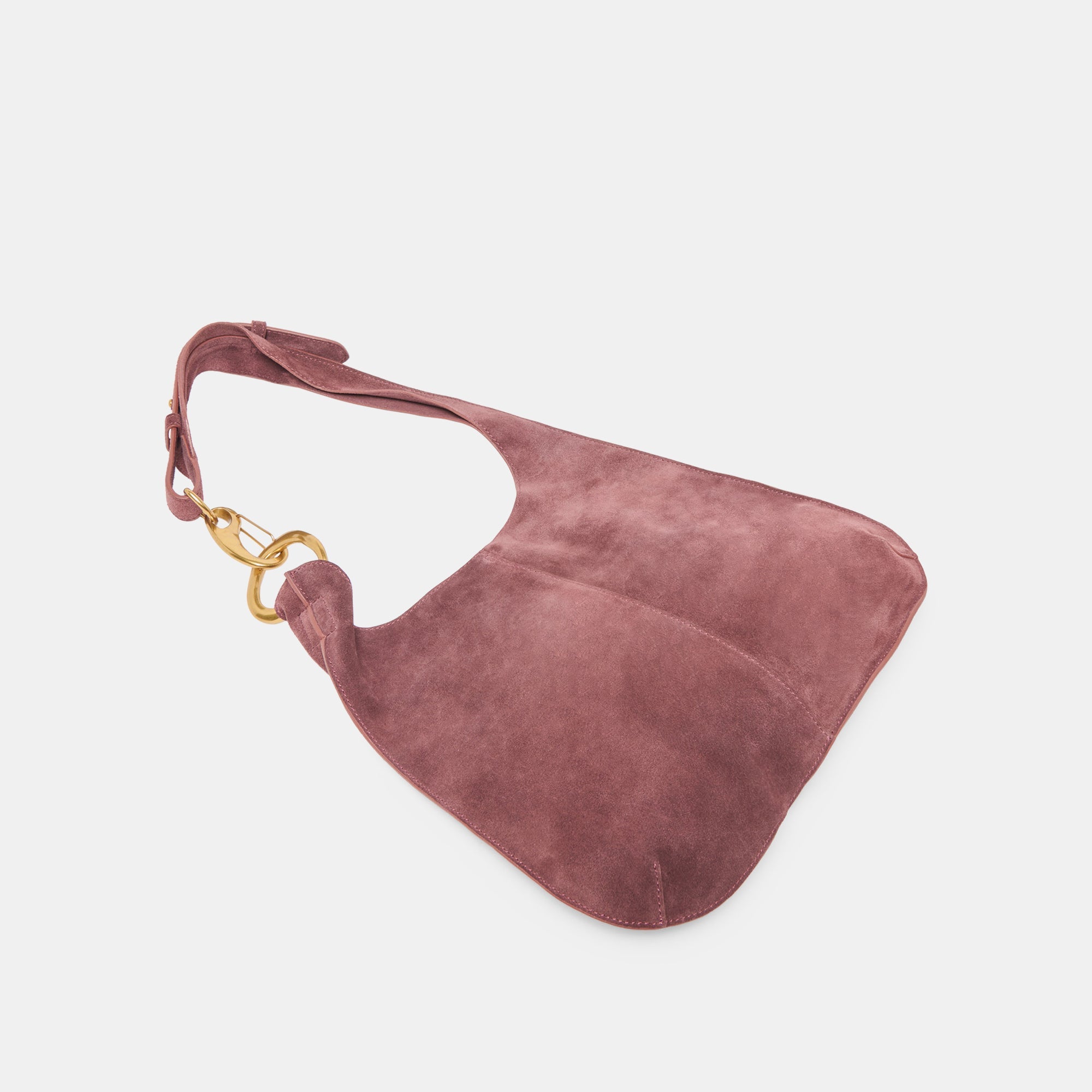 Johnnie Burgundy Suede Shoulder Bag | Women Dolce Vita