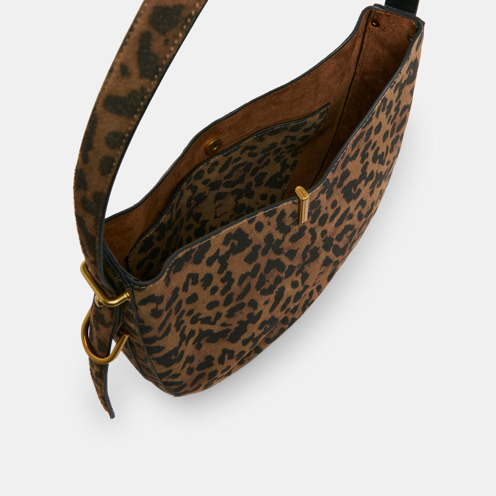 Bree Leopard Suede Shoulder Bag | Dolce Vita Women