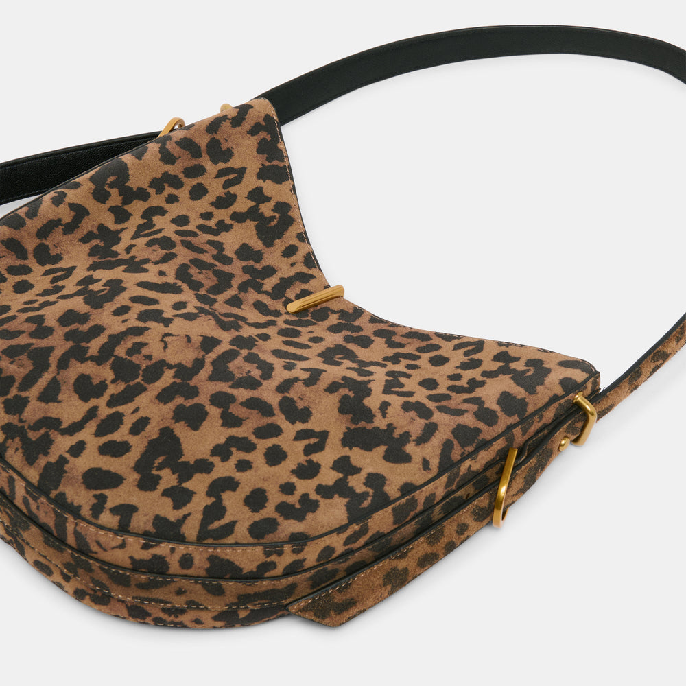 Bree Leopard Suede Shoulder Bag | Dolce Vita Women