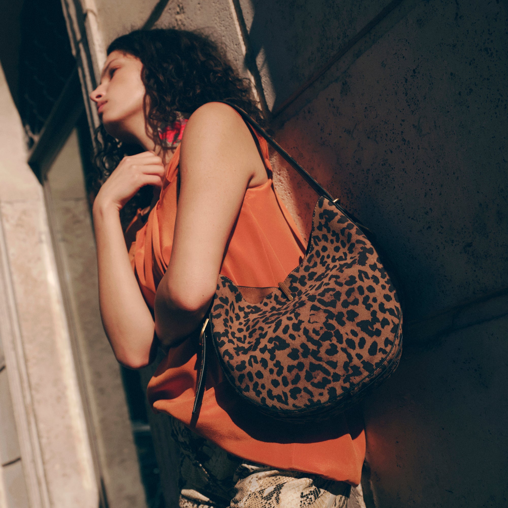 Bree Leopard Suede Shoulder Bag | Dolce Vita Women