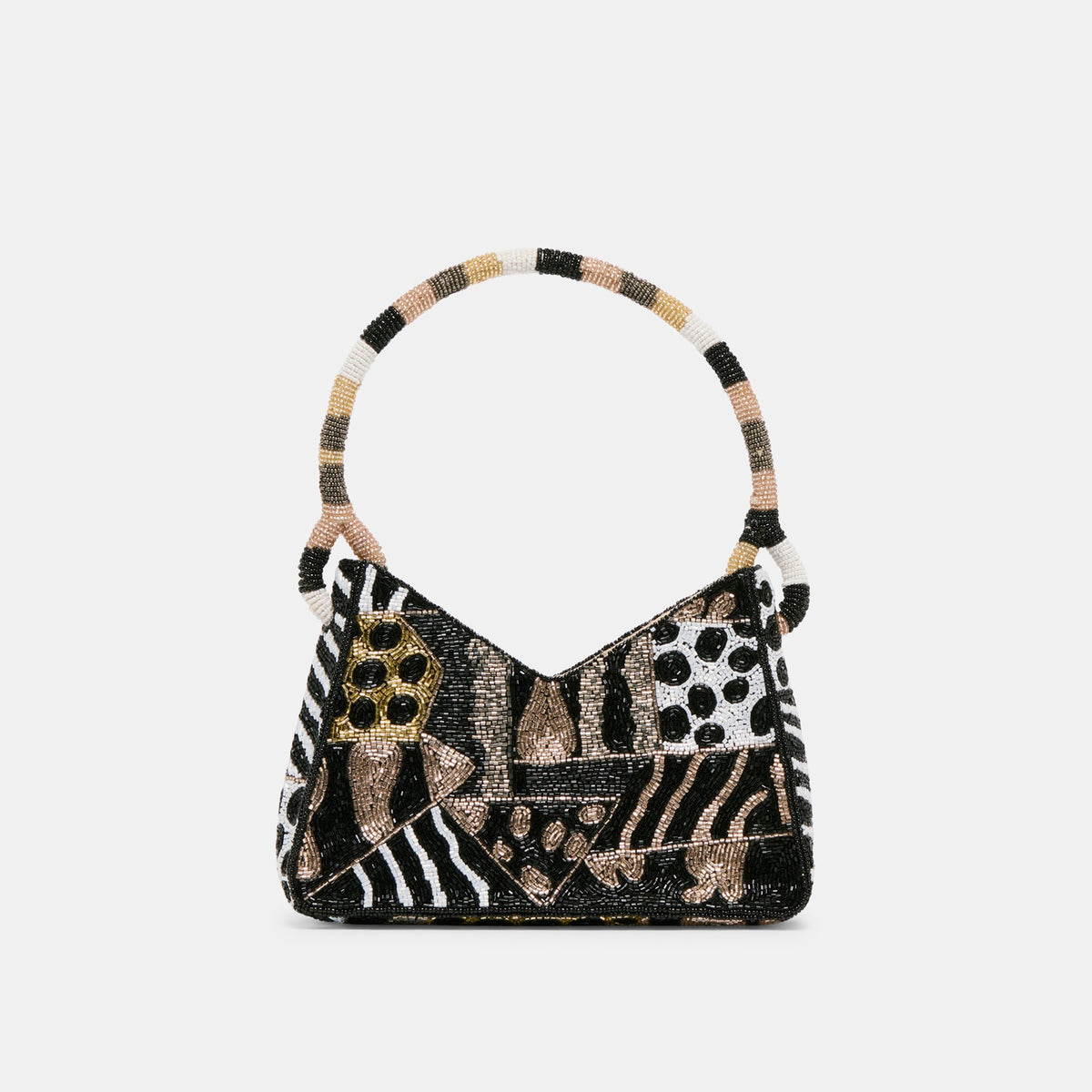 Amelia Dark Multi Beaded Shoulder Bag | Dolce Vita Women