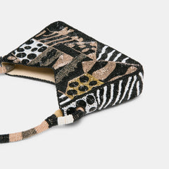 Amelia Dark Multi Beaded Shoulder Bag | Dolce Vita Women