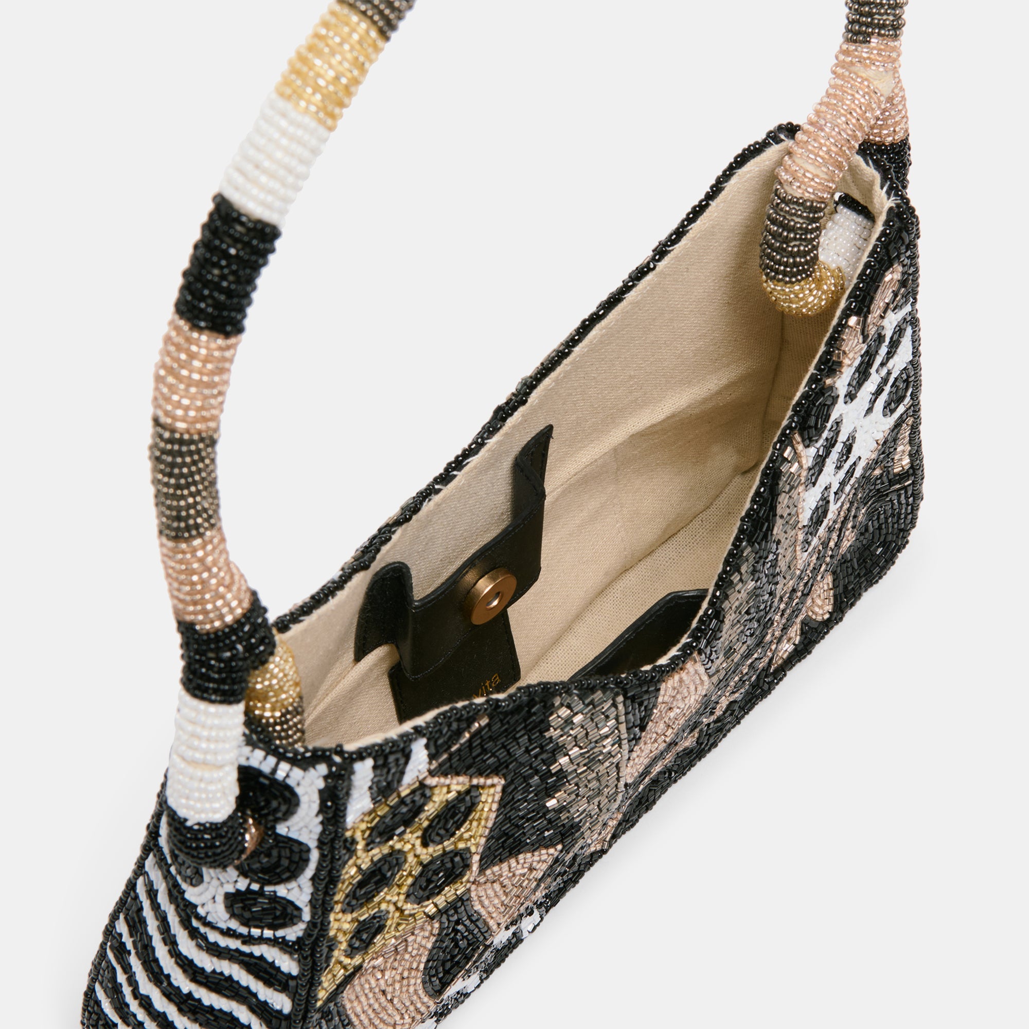 Amelia Dark Multi Beaded Shoulder Bag | Dolce Vita Women