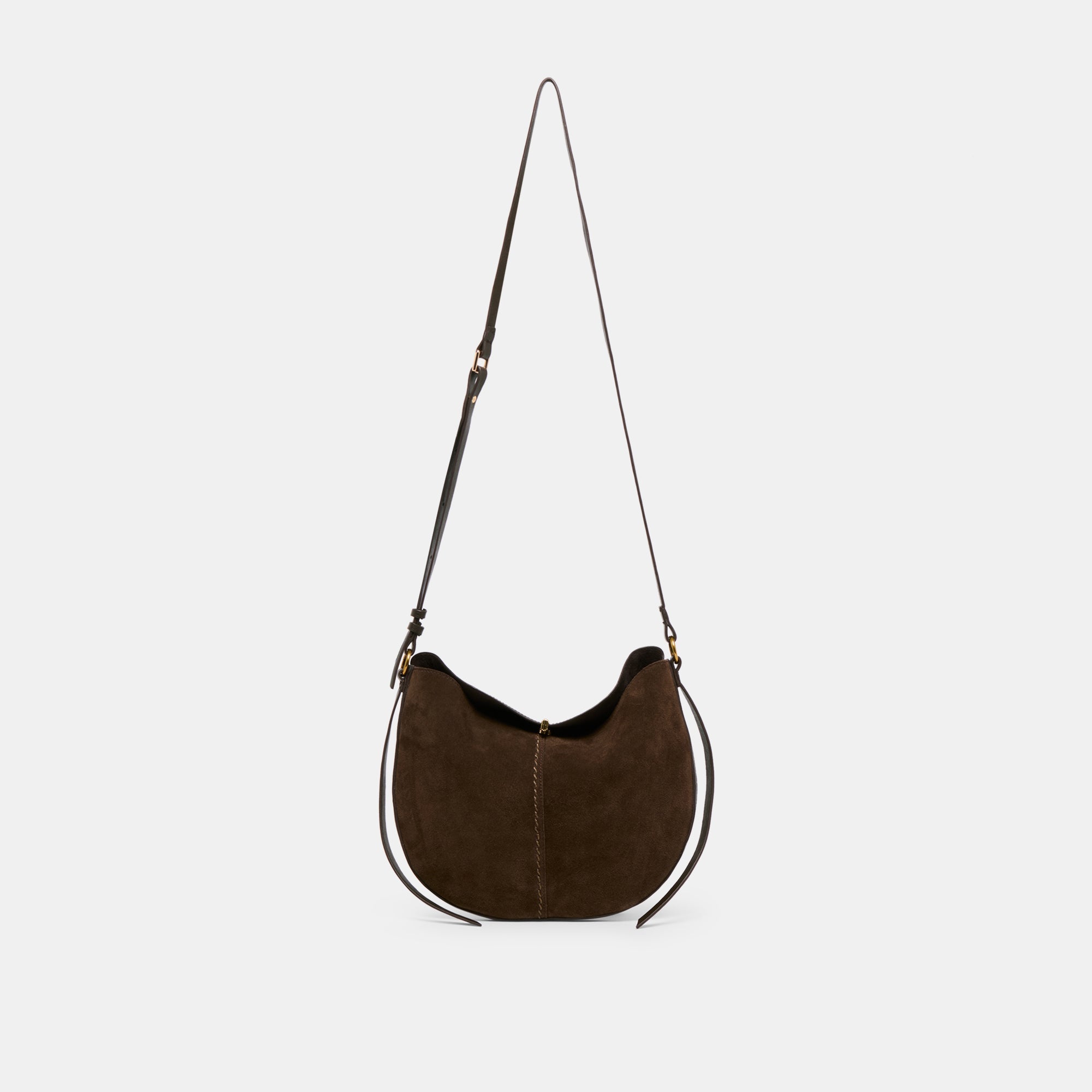 Bennett Espresso Suede Crossbody | Women Dolce Vita