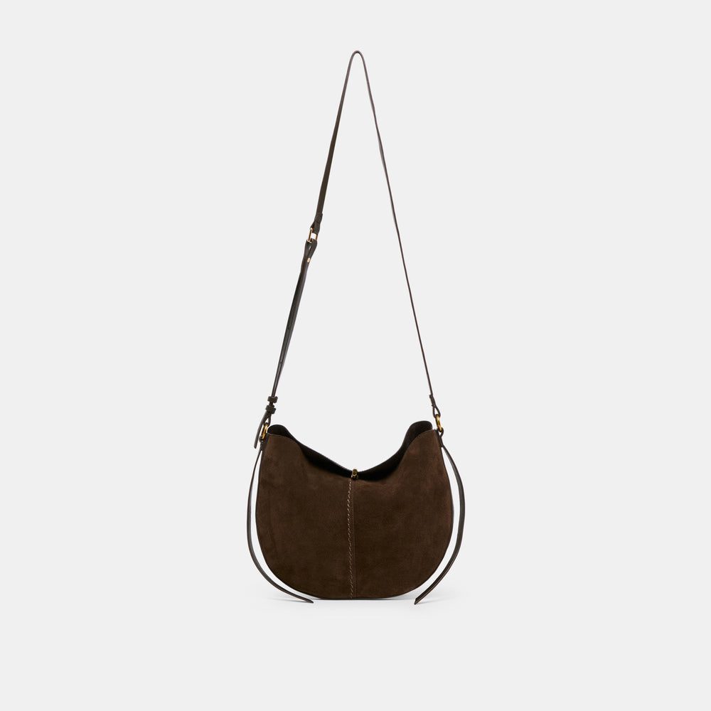 Bennett Espresso Suede Crossbody | Women Dolce Vita