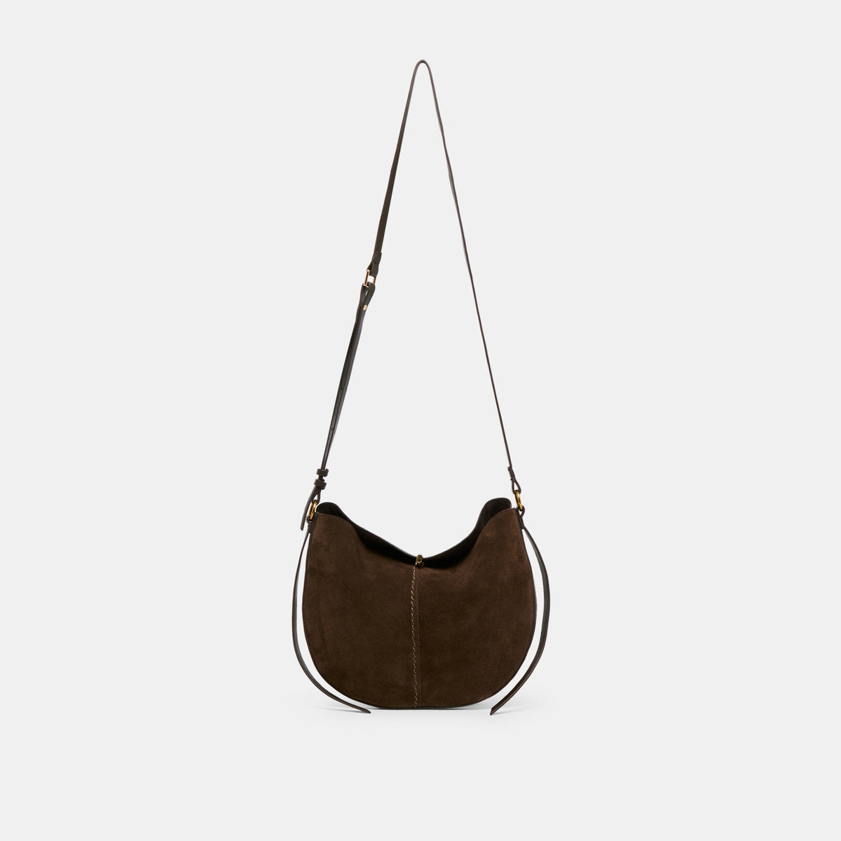 Bennett Espresso Suede Crossbody | Women Dolce Vita