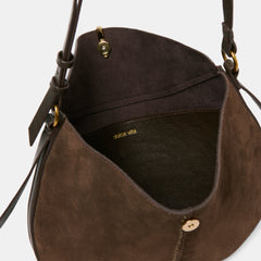 Bennett Espresso Suede Crossbody | Women Dolce Vita