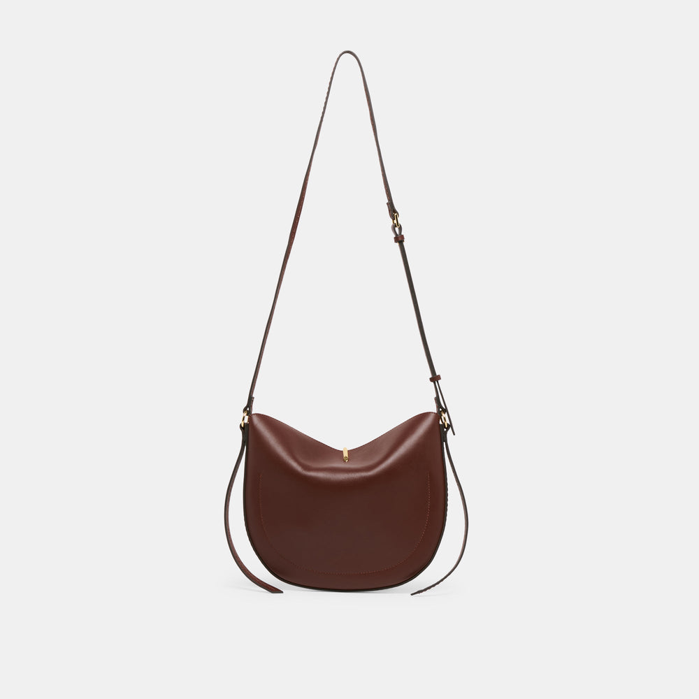 Burano Brown Leather Crossbody | Dolce Vita Women